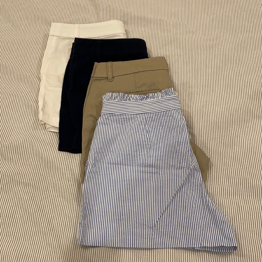 J CREW: Shorts x 4